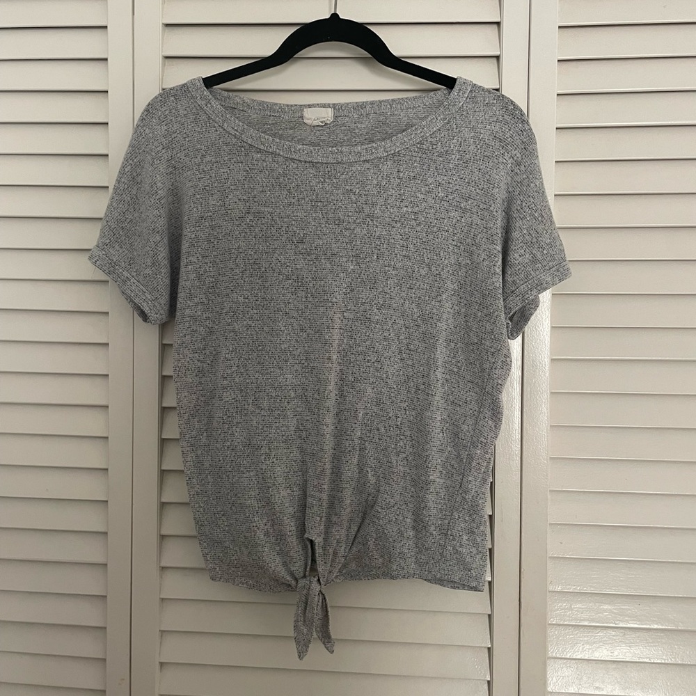 Small Caution to the Wind Tie Tee